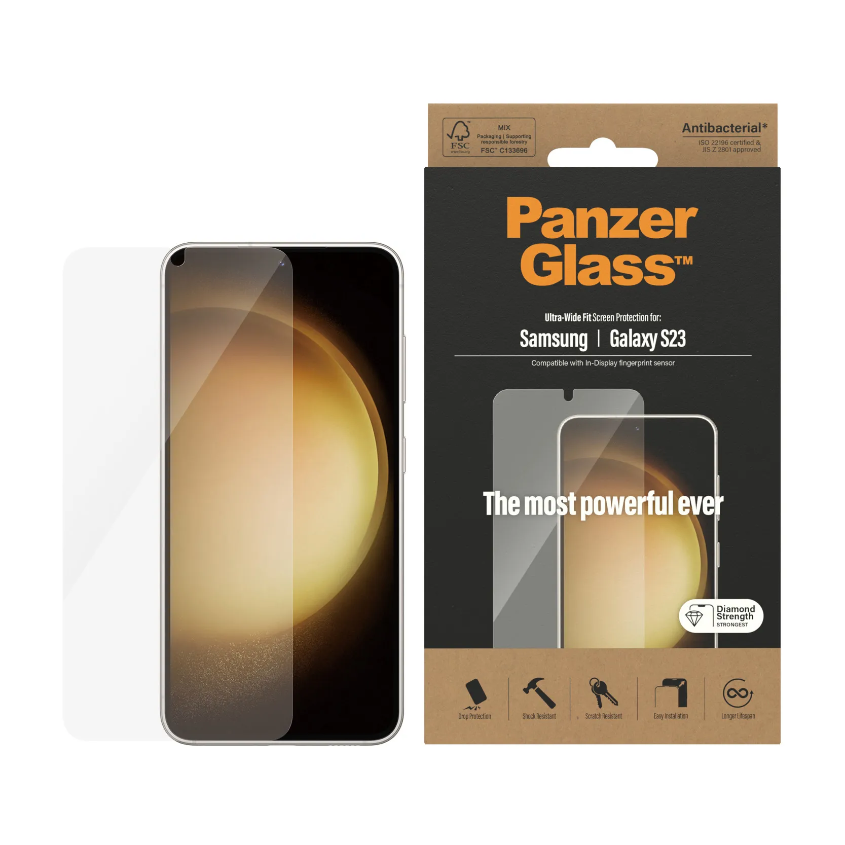 PanzerGlass Ultra-Wide Fit, Galaxy S23 -panssarilasi