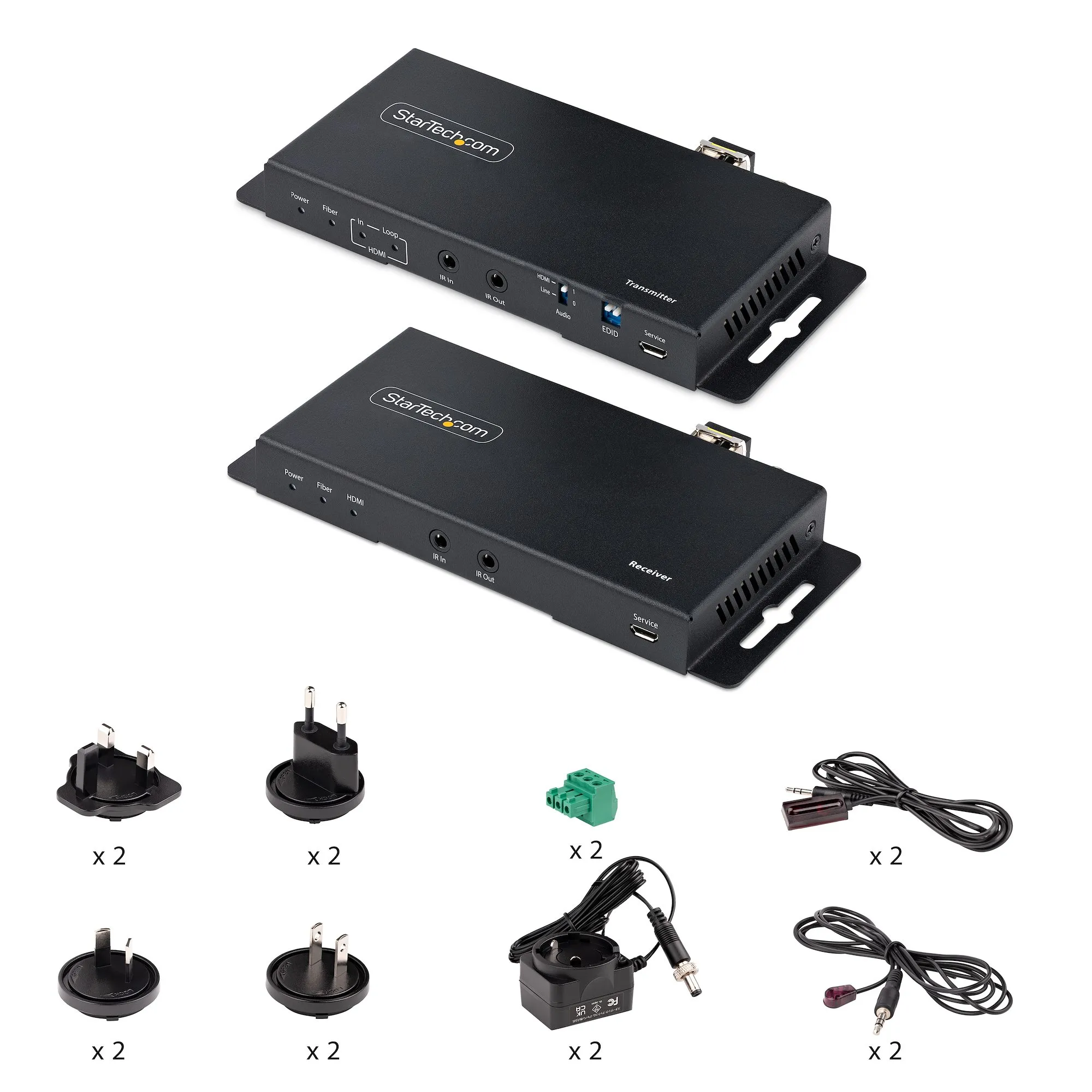 4K 60Hz HDMI over Fiber Extender Kit