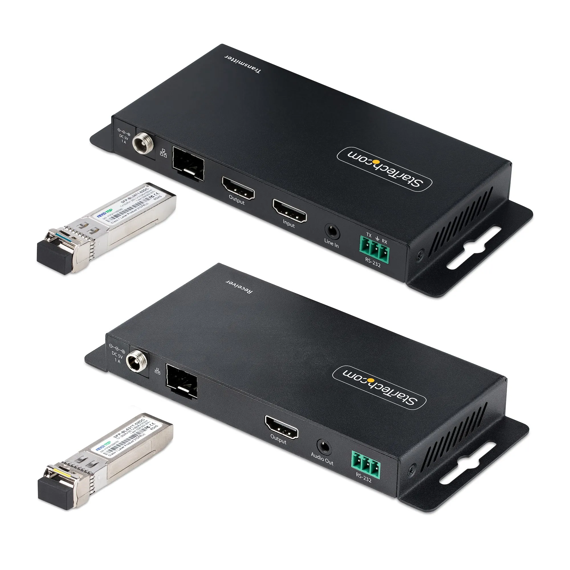 4K 60Hz HDMI over Fiber Extender Kit