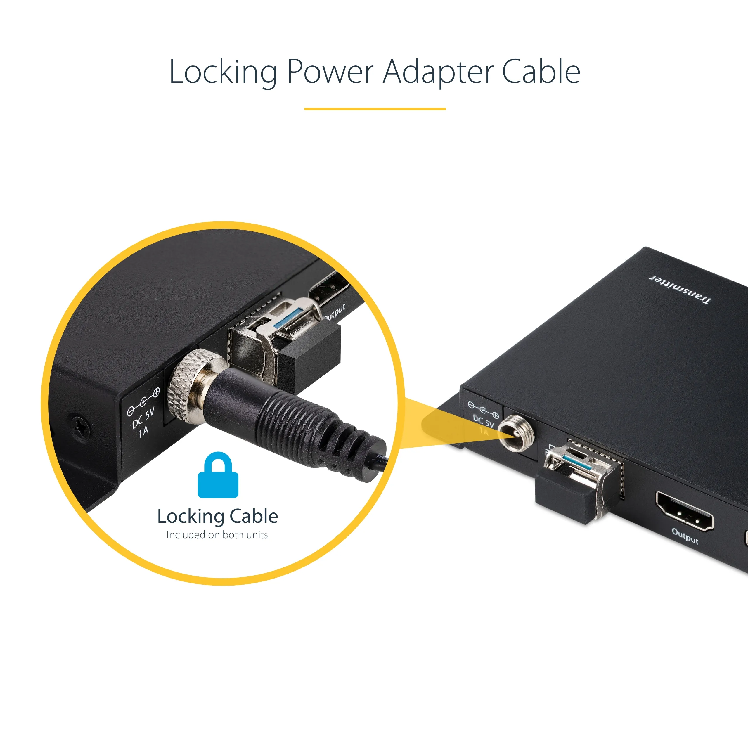 4K 60Hz HDMI over Fiber Extender Kit