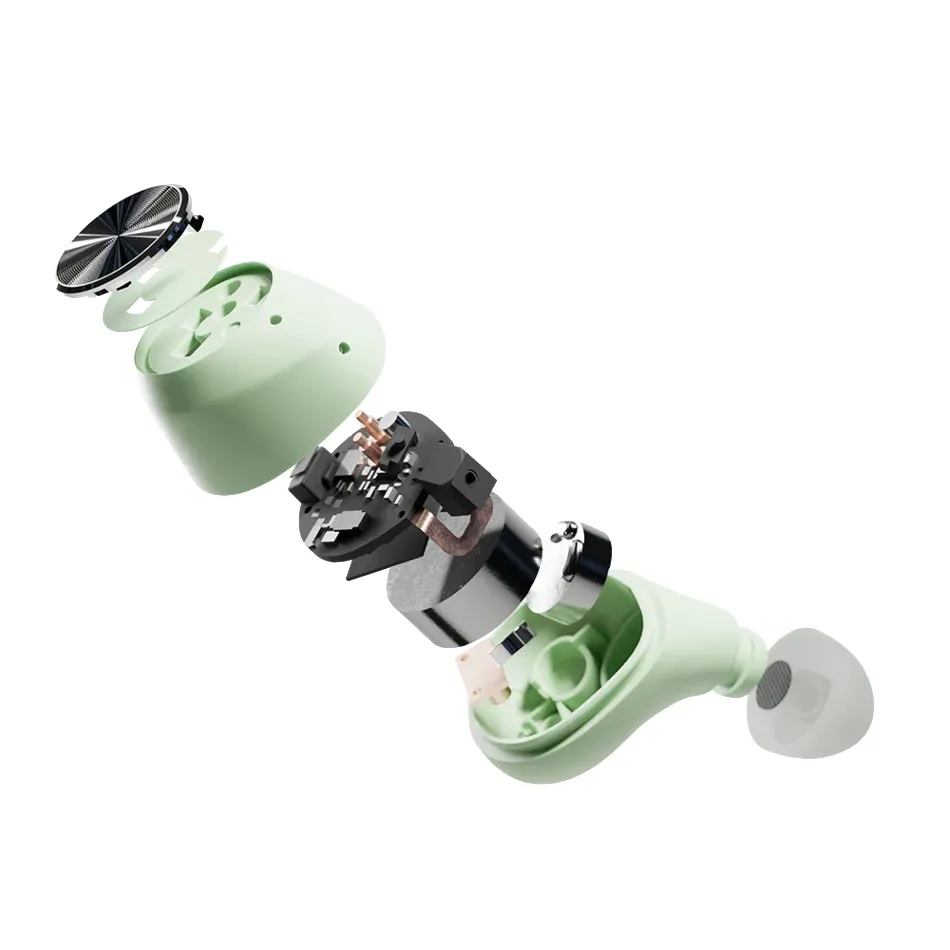 Sudio T2 ANC - tr&aring;dl&ouml;s in-ear h&ouml;rlurar, jade