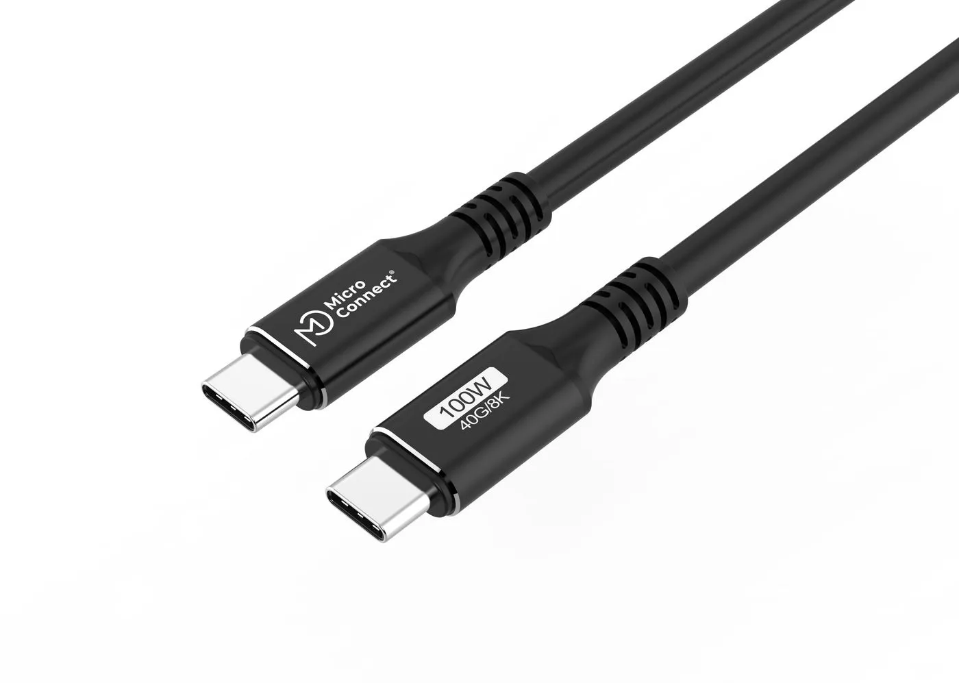 MicroConnect Premium USB-C – USB-C (USB 4) - cable, 1.2 m, Black