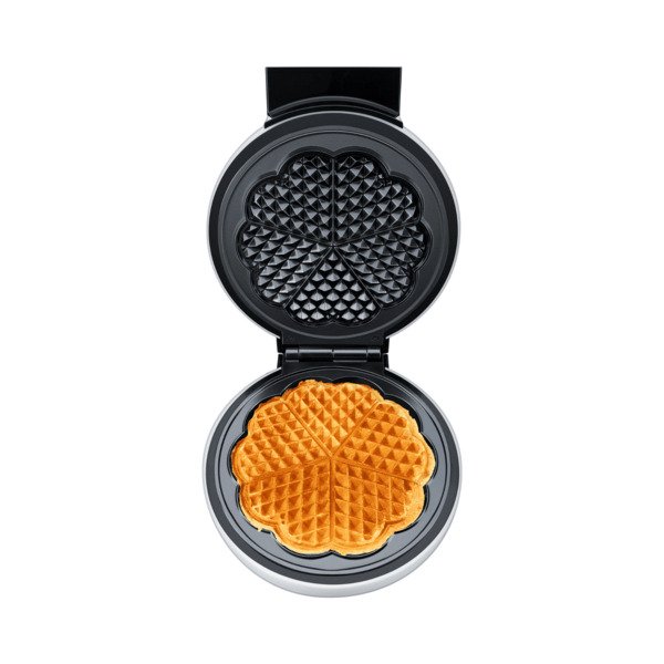 Steba WE 16 Vohvelirauta, 1000 W, Hopea / Valkoinen