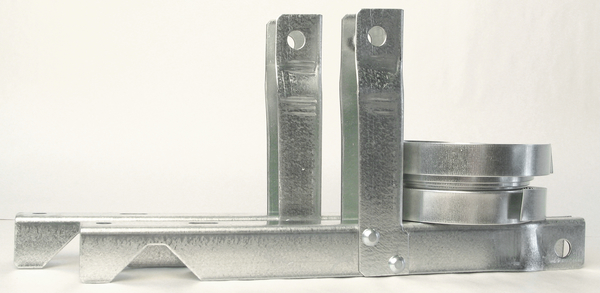 Chimney mount incl 5m steel retainer clamp