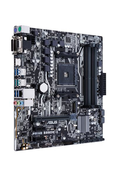 Asus PRIME B350M-E, mATX -emolevy