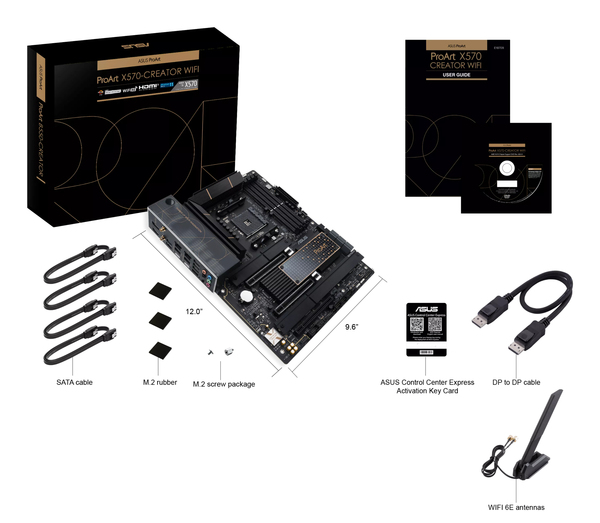 Asus ProArt X570-CREATOR Wi-Fi ATX - motherboard