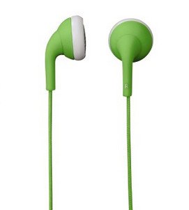 HAMA JOY Kuuloke In Ear Vihre&auml; Universal MIC Nylonjohto