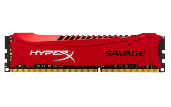Kingston 8GB (2x4GB) HyperX Savage, DDR3 1866MHz - punainen