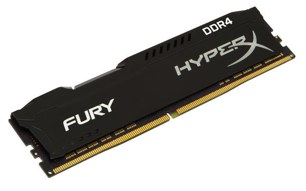 Kingston 16GB (4x4GB) HyperX Fury, DDR4 2666MHz - musta