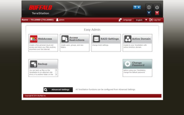 Buffalo TeraStation 5400 16TB WD Red 4 Bays