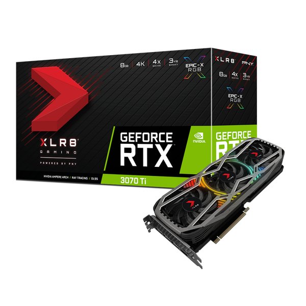 PNY GeForce RTX 3070 Ti XLR8 Gaming Revel Edition 8 GB - grafikkort