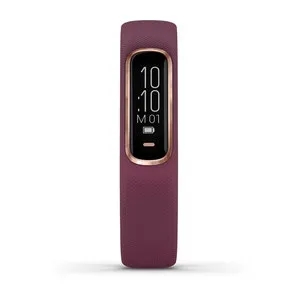 Garmin Vivosmart 4, S/M -aktiivisuusranneke, Ruusukulta/Punainen