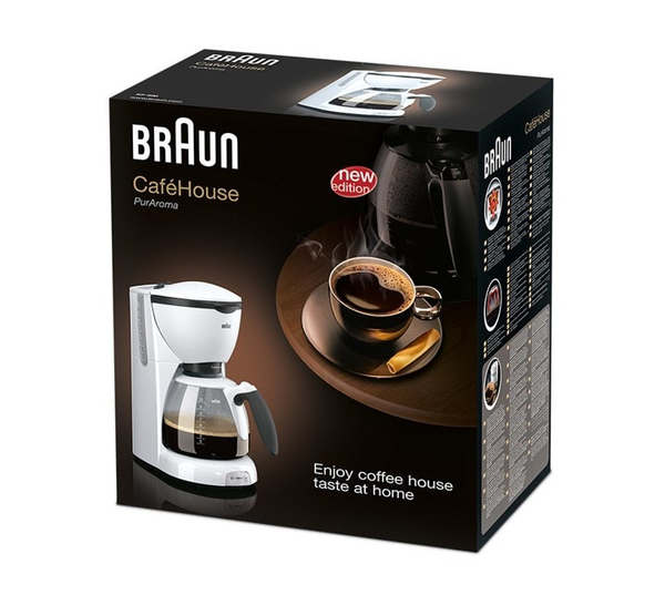 Braun KF520.1 Caf&eacute;House Pure Aroma - coffee maker, White