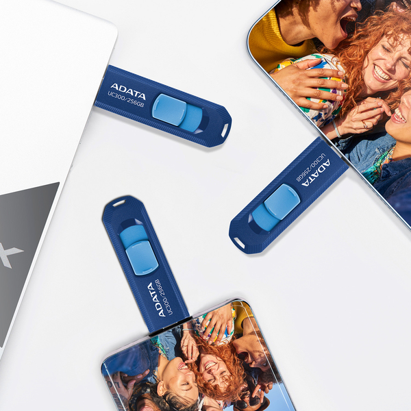 A-DATA UC300 USB-C 3.2 Gen 1 128 GB USB-minne, svart/gr&ouml;n