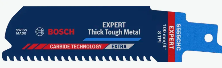 Bosch Expert Thick Tough Metal S 555 CHC Savklinge Vekselsav