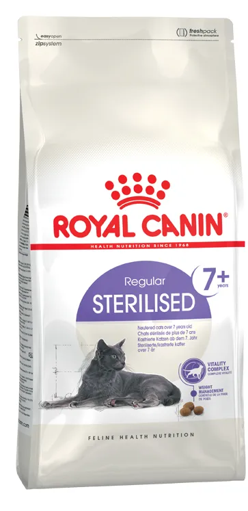 Royal Canin Sterilised 7+, Dry food for cats, Senior, 1.5kg