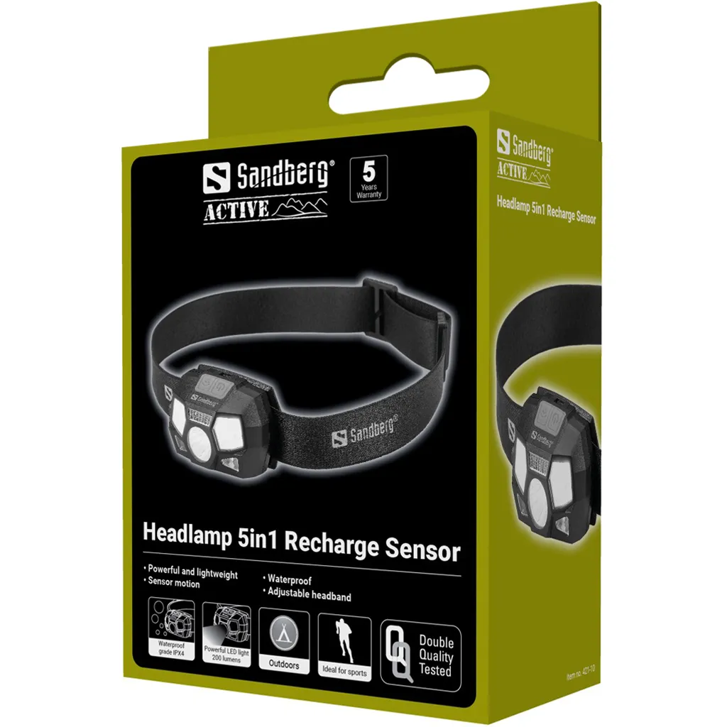 Sandberg 5in1 Recharge Sensor - headlamp