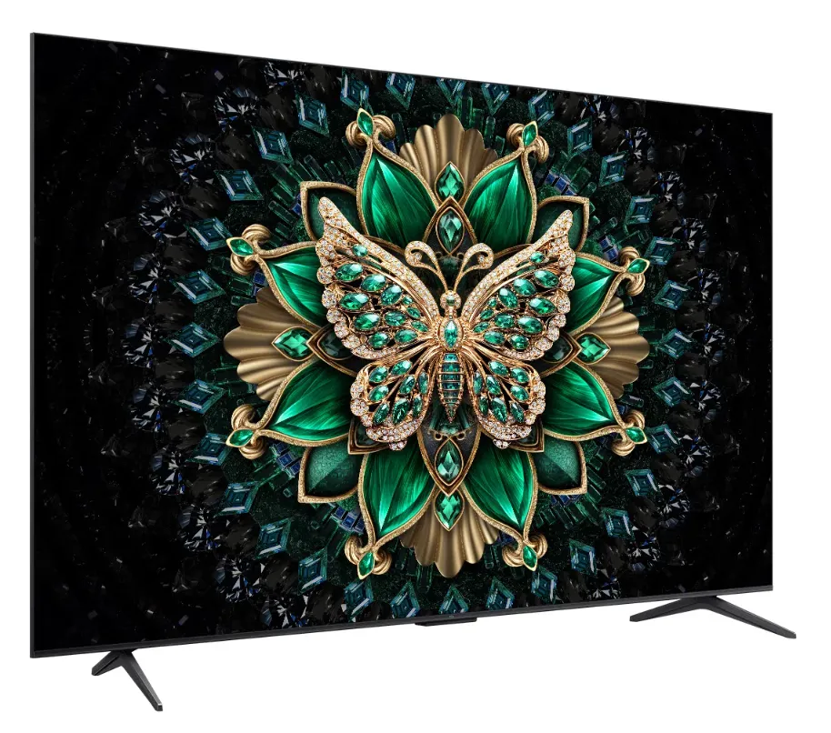 TCL 50Q6C 50" 4K QD-Mini LED Google TV, 60 Hz, Dolby Vision IQ, HDR10+, metallic