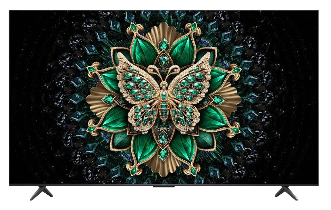 TCL 50Q6C 50" 4K QD-Mini LED Google TV, 60 Hz, Dolby Vision IQ, HDR10+, metallic