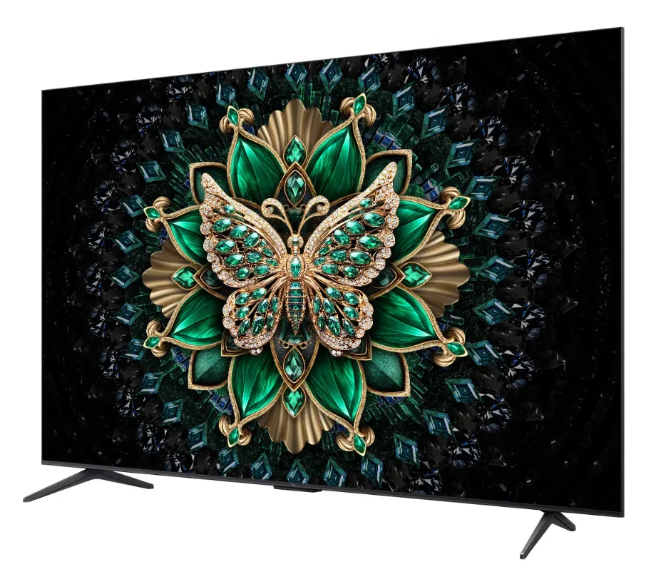 TCL 50Q6C 50&quot; 4K QD-Mini LED Google TV, 60 Hz, Dolby Vision IQ, HDR10+, metallic