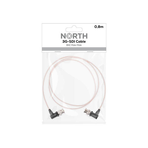 North 3G SDI Angled BNC -kaapeli, 0,8 m