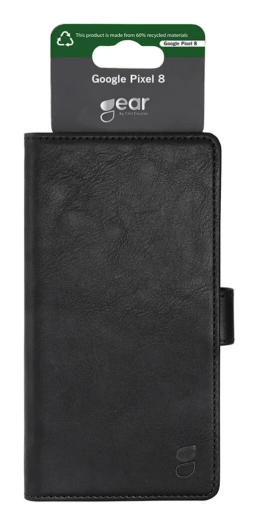 GEAR Wallet, Google Pixel 8 - Wallet Case, Black