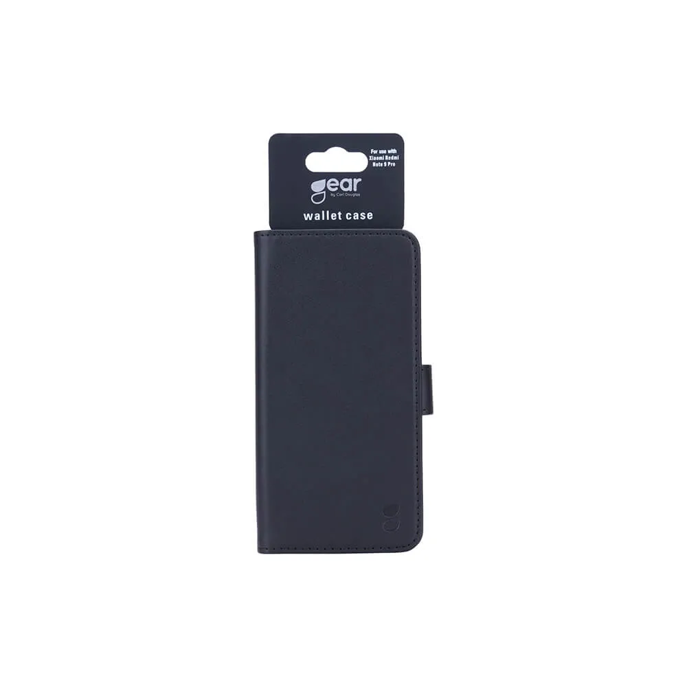 GEAR Wallet, Redmi Note 9 Pro - Wallet Case, Black