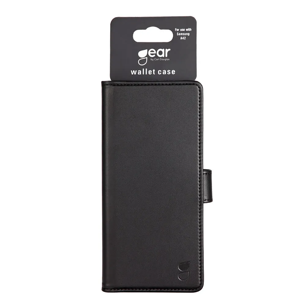 GEAR Wallet, Galaxy A42 - Wallet Case, Black
