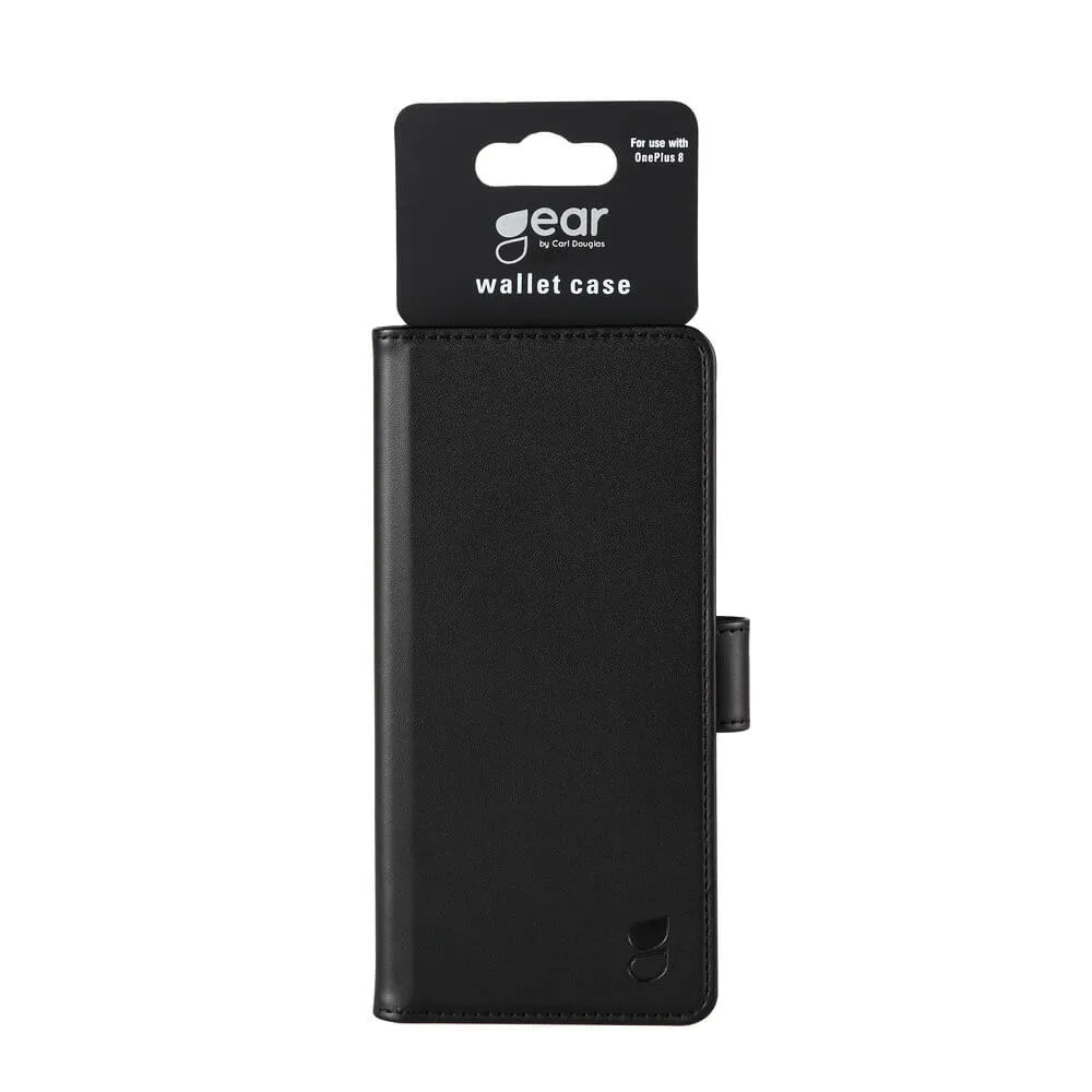 GEAR Wallet, OnePlus 8 - Wallet Case, Black