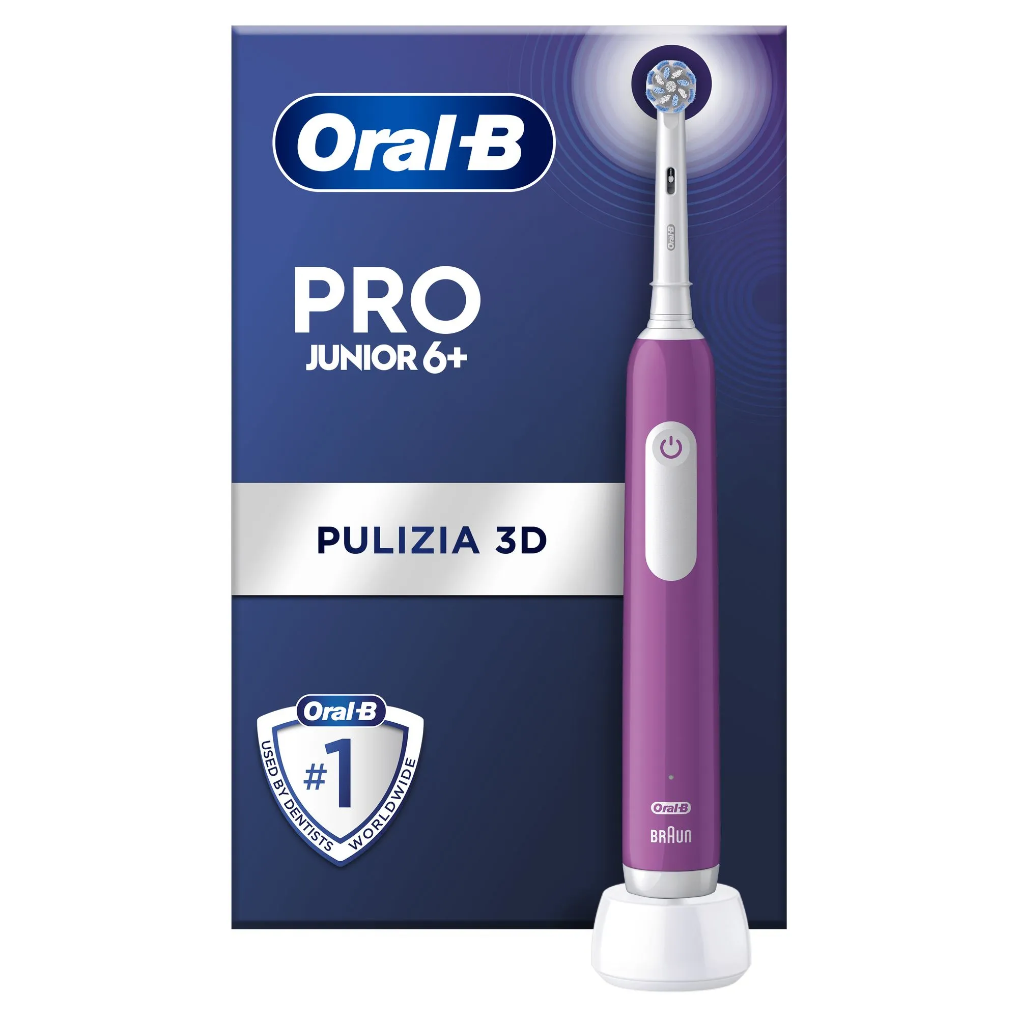 Oral-B Junior 6+ Electric Toothbrush, Purple
