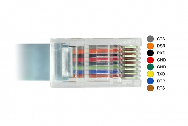 De-Lock 1 m Adapter USB 2.0 Type-C &ndash; RJ45 - cable, Grey