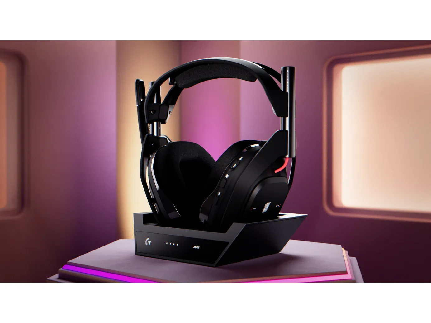 Logitech Astro A50 Gen 5 trådlös gaming headset + basstation, svart