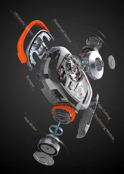 Segway Navimow H1500E-VF, RTK, GPS, Wi-Fi, 4G, 1500m&sup2; Robotic Lawn Mower