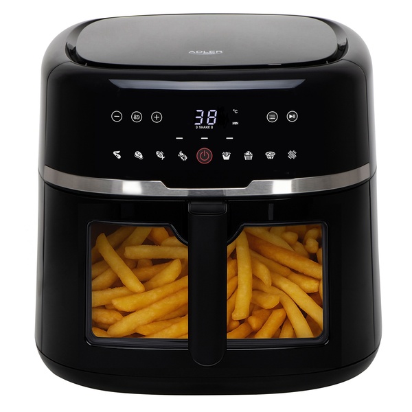 Adler AD 6318, 8L, 2500W, air fryer, Black