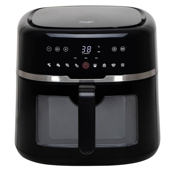 Adler AD 6318, 8L, 2500W, air fryer, Black