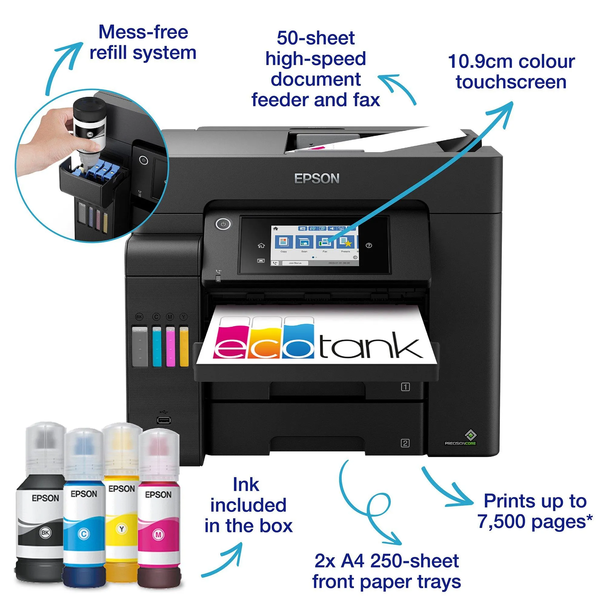 Epson EcoTank ET-5805 A4 - allt-i-ett färgbläckstråleskrivare