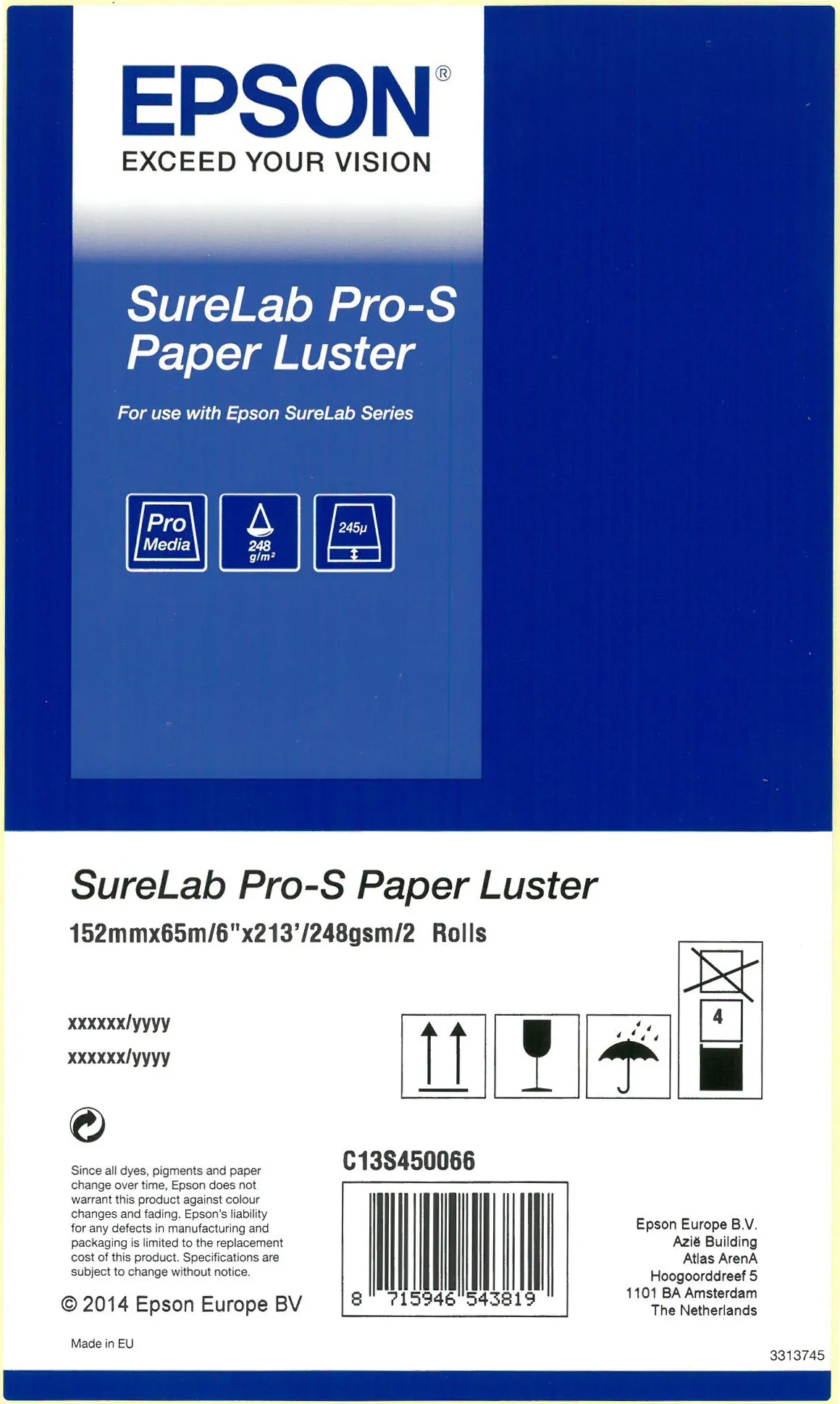 EPSON SureLab Pro-S Paper Luster