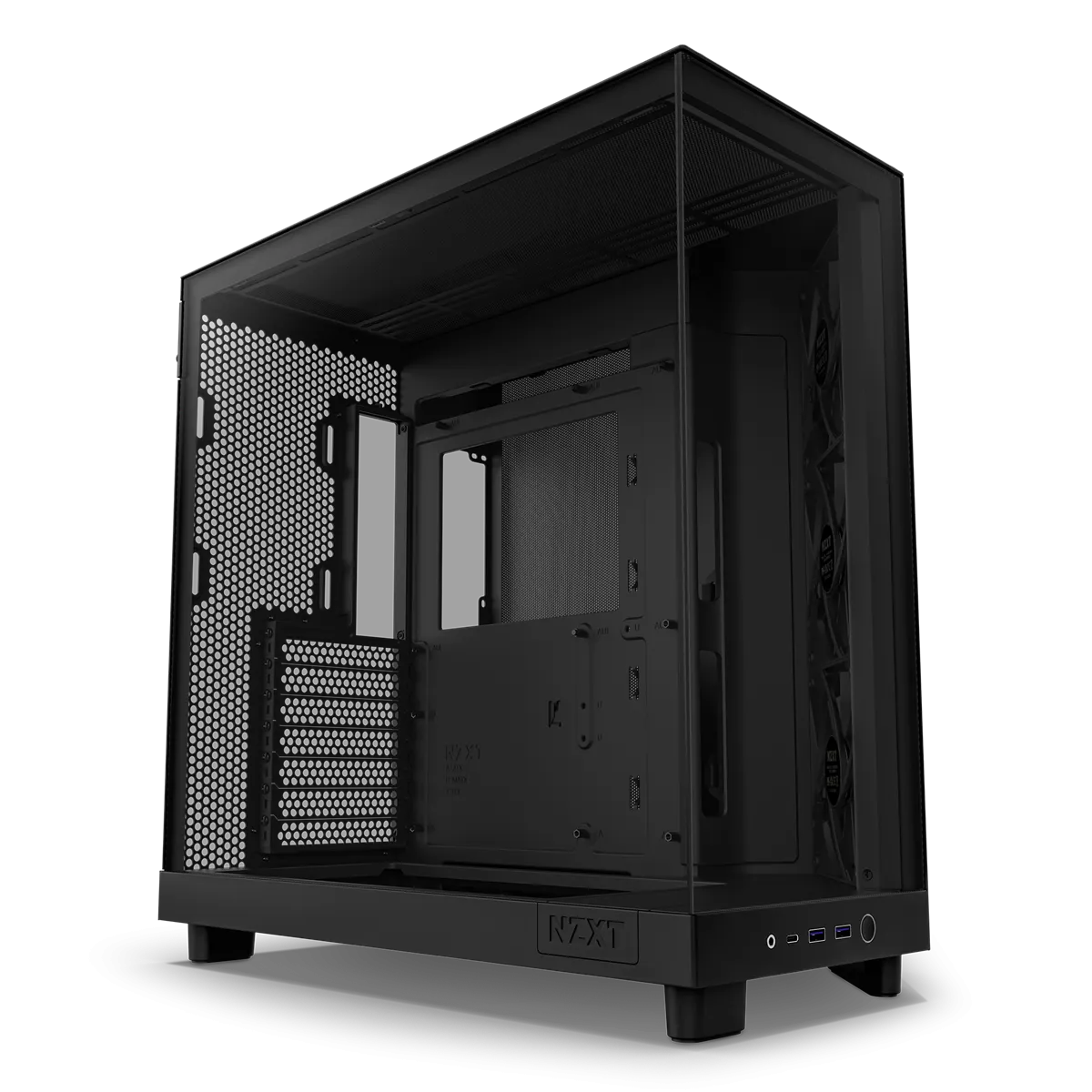 NZXT H6 Air Flow - miditornikotelo, Musta