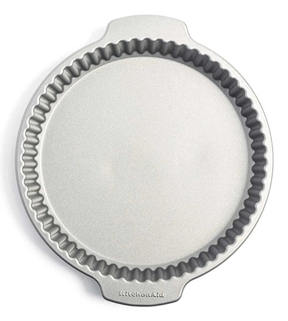 KitchenAid 28 centimeter rund quicheform silver