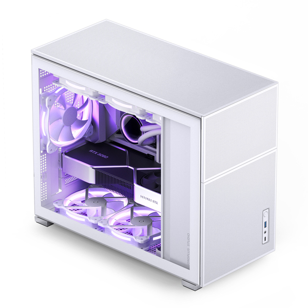 JONSBO D31 MESH Micro-ATX Case with window, White