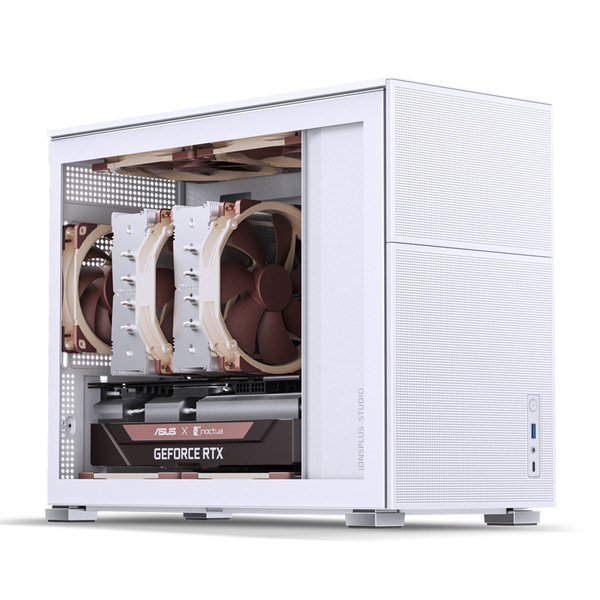 JONSBO D31 MESH Micro-ATX Case with window, White