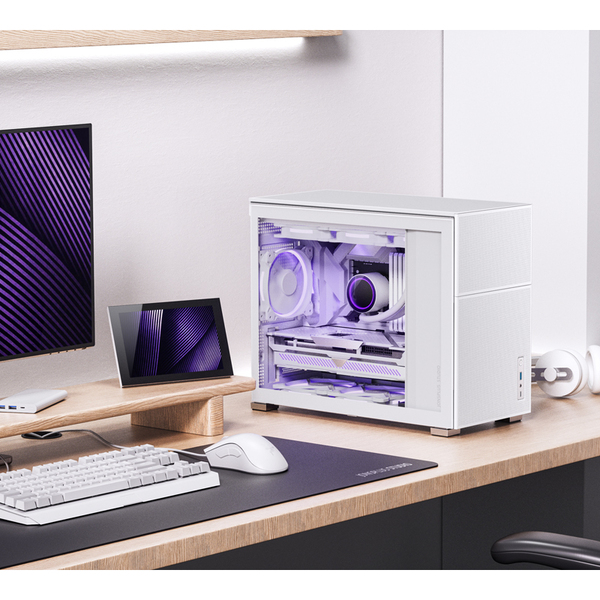 JONSBO D31 MESH Micro-ATX Case with window, White