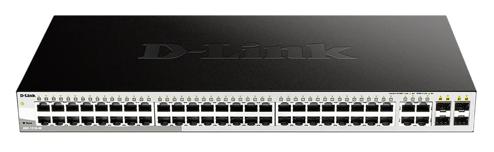 D-Link switch, 48x10/100/1000Mbps, Layer2, 4xSFP