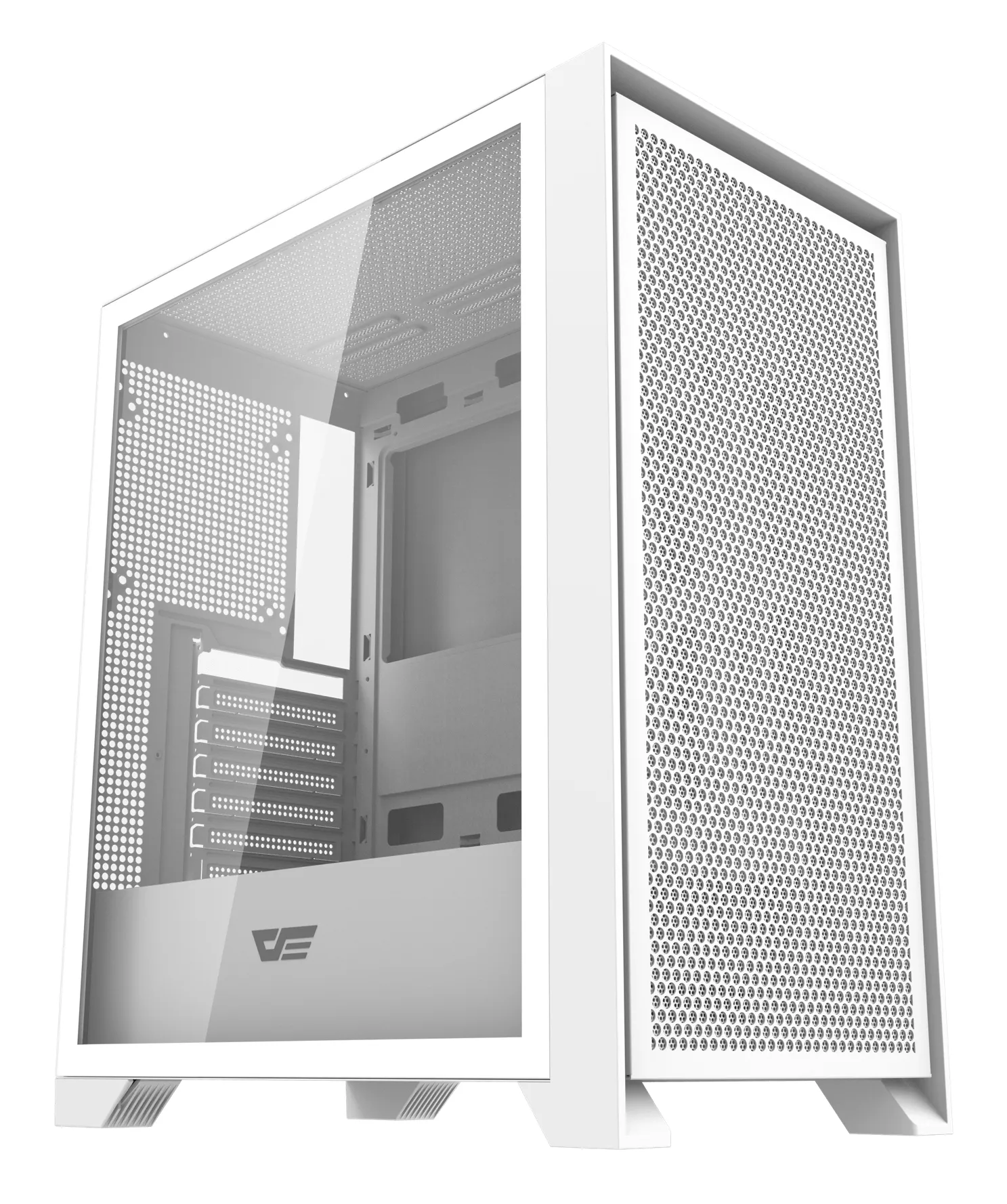 DARKFLASH DRX70 MESH Midi-Tower Case with window, White