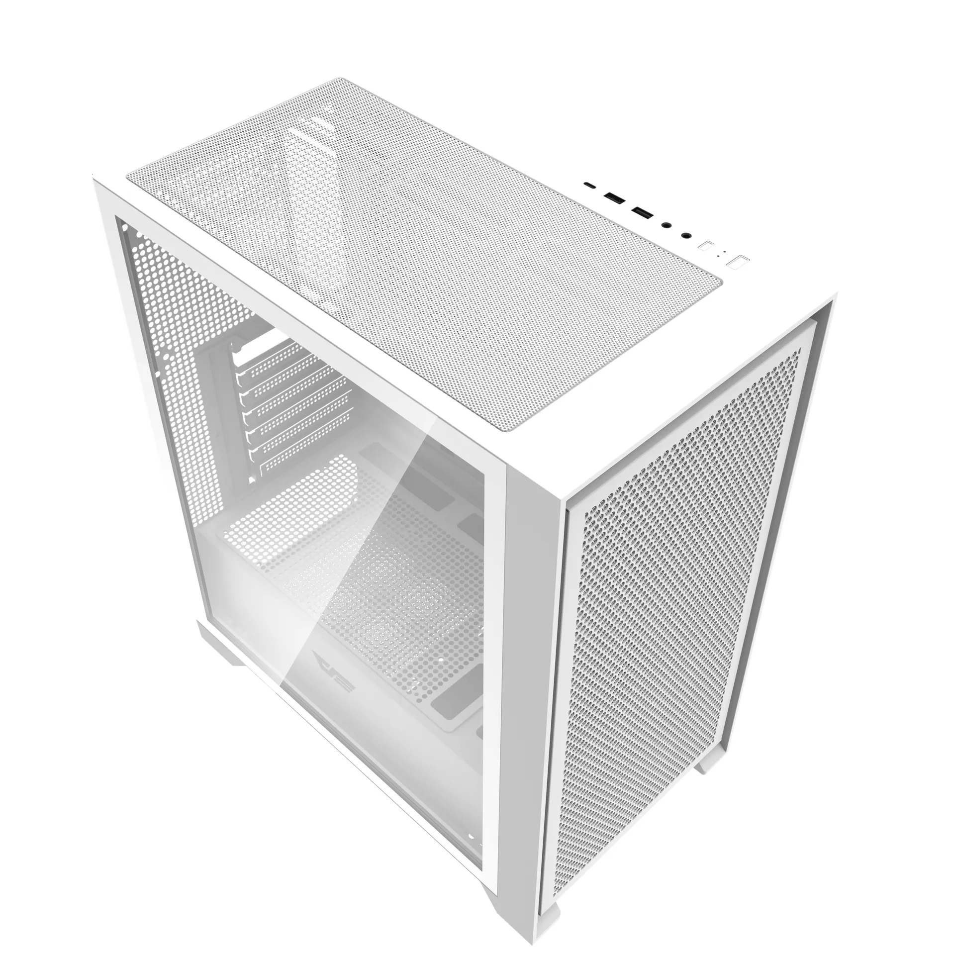 DARKFLASH DRX70 MESH Midi-Tower Case with window, White
