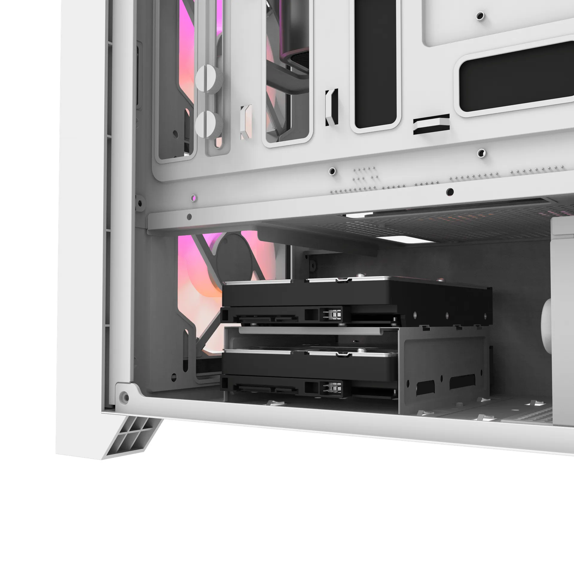 DARKFLASH DRX70 MESH Midi-Tower Case with window, White