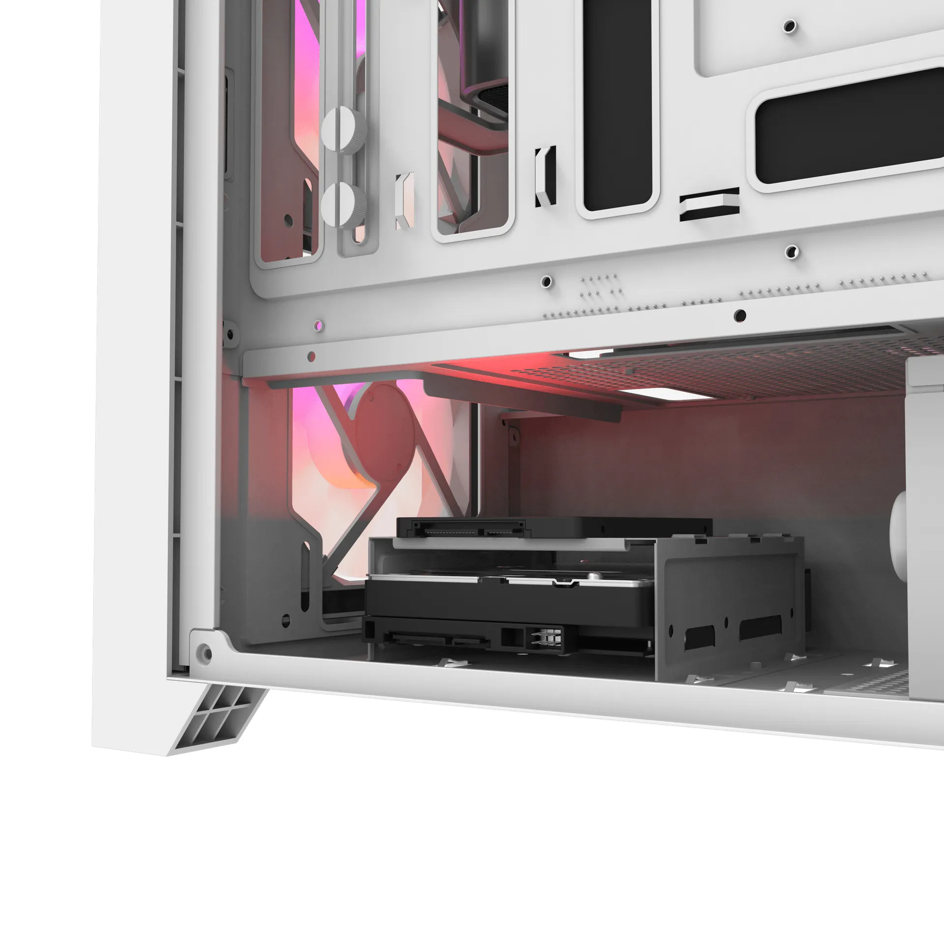 DARKFLASH DRX70 MESH Midi-Tower Case with window, White