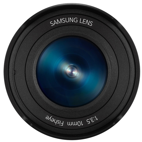 SAMSUNG NX 10MM F/3.5 FISH EYE VALKOINEN