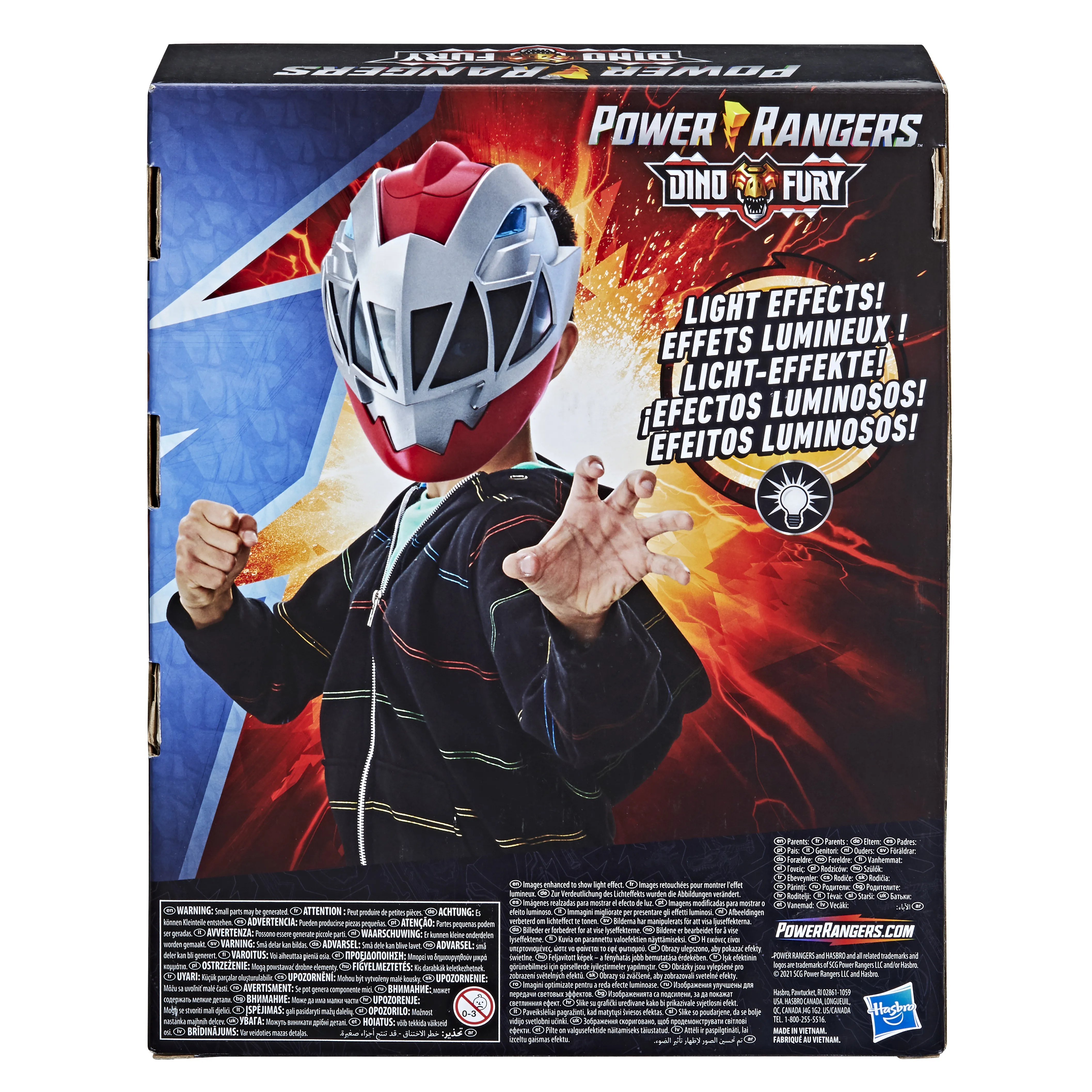 Hasbro Power Rangers Dino Fury Red Ranger Electronic Mask Role Play