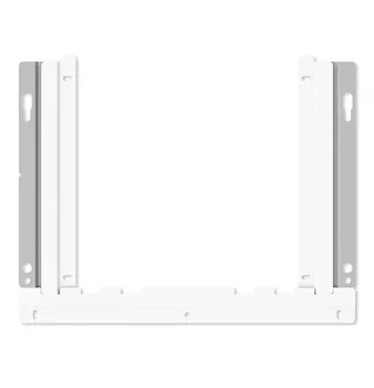 SMS Slim Fixed - Asennuspakkaus ( sein&auml;kiinnike ) tuotteelle LCD-n&auml;ytt&ouml; - valkoinen, hopea -n&auml;yt&ouml;n koko: 32"-60"